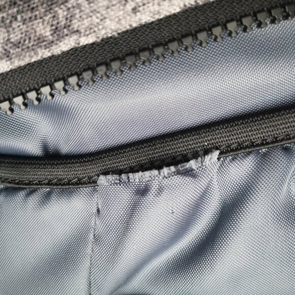 2 / $30.00 - Adidas Unisex Dark Grey Zipper Closure Padded Back Backpack - Picture 12 of 12